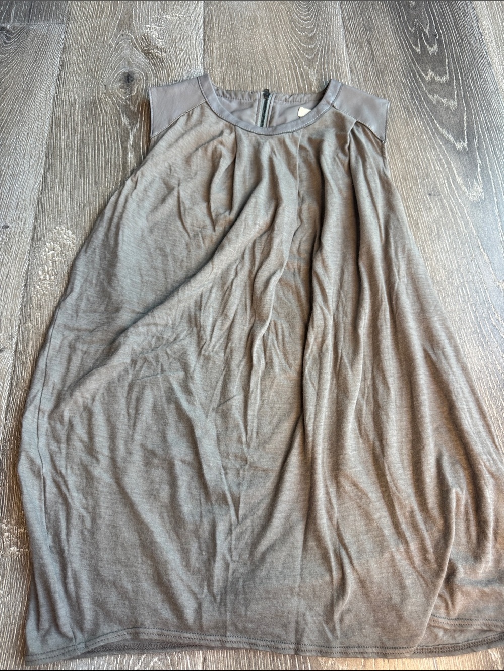 Helmut Lang Brown Sleeveless Tunic AZ0684